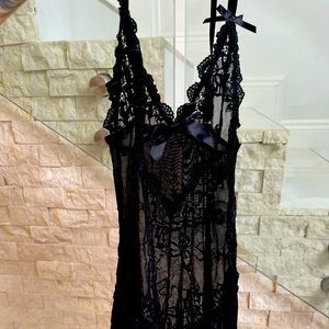 Beautiful and classy black lace lingerie